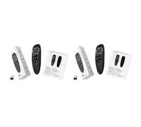 Frewurwer 2X Télécommande G10S Pro pour Android TV Box Télécommande Vocale 2,4 G Souris sans Gyroscope IR Rétroéclairage LED