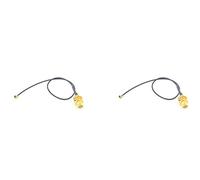 Frewurwer 2X U.FL Mini PCI vers RP-SMA Pigtail Antenna WiFi Cable Pack of 2