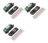 Frewurwer 3Ensemble 2x100 W 12 V Amplificateur Lecteur Audio Bluetooth 5.0 Carte Décodeur MP3 Lecteur MP3 Module Radio FM de Voiture TF Micro-USB Enregistrement D'Appel