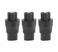 Frewurwer 3X Adaptateur d'alimentation Convertisseur de Prise Mâle 2 Broches C8 À 3 Broches C5 IEC 320