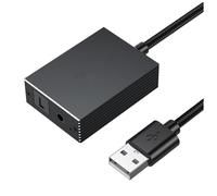 Frewurwer Adaptateur Convertisseur Toslink Optique et Audio 3,5 mm USB vers SPDIF pour, TV, PC, Ordinateur Portable, Smartphone vers Haut-Parleur.
