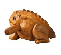 Frewurwer Bois Thaïlandais Porte- Artisanat Traditionnel Thaïlandais Décoration de Bureau en Bois Artisanat de Grenouille Porte-