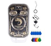 Frewurwer Chameleon V3.0 Émulateur de Cartes à Puce RFID Lecteur de Puce + Porte-Clés NFC 10XUID Lecture/Écriture 125K 13,56M Copieur D'Étiquettes IC D'Identification