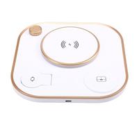 Frewurwer Chargeur Magnétique sans Pliable Multifonctionnel avec Lampe, Téléphone Portable, Montre, Écouteurs, Chargeur de Bureau 15 W, B