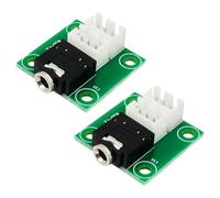 Frewurwer Châssis Amplificateur de Casque XH2.54 3P 2PCS Carte de Transfert de Signal Audio 3.5MM Carte de Câblage DIY