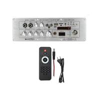 Frewurwer D2000 D2000C Amplificateur de Son Bluetooth 2.1 Canaux 100W + 100W + 200W Haute Puissance Carte de Sortie DC 24V/AC 110-220V Prise EU