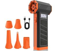 Frewurwer Fournitures de Peinture Versée : Souffleur de Peinture Acrylique Sans avec 5 Buses et 4 Vitesses Réglables pour Art Fluide en Résine.