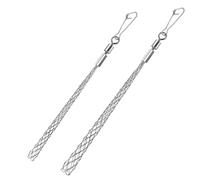 Frewurwer Grip de Câble Snap Flexible 2 PCS Outil de Tirage de Câble en Métal Chaussette de Tirage de Tirages de Câble en