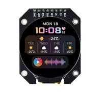 Frewurwer Module D'Affichage TFT 1,28 Pouce LCD RGB 240x240 Pilote GC9A01 Interface SPI 4 Fils Rond 240x240