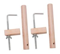 Frewurwer Outils de Tissage Craft Tool Weave Fixtures 2 Ensembles de Piquets de Warping, Accessoires de Tissage de Bracelet, Piquets de Warping et Ensemble de Pinces.
