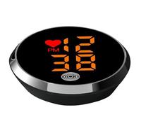 Frewurwer Petite Horloge Numérique, Horloge de Tableau de Bord pour Voiture, Horloge Extérieure Étanche, Mini Montre Électronique Minimaliste avec Motif Cœur