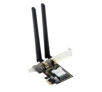 Frewurwer pour PCIE Carte Réseau sans WiFi 6 Compatible Win10 et Win11 1800Mbps AX1800 BT5.2 802.11 AX Double Bande 2.4G/5G Adaptateur WiFi