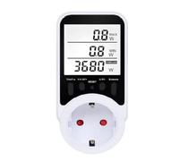 Frewurwer Wattmètre Numérique LCD pour Surveillance de la Tension et Du Courant et L'Analyse de la Consommation D'Énergie - Prise UE