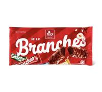Frey Branches de chocolat lait - 10 Snacks fourrées à la crème de noisettes - Fabriqué en Suisse - Lot de 10 bâtonnets de 27g chacune - Certifié UT (10, Chocolat au lait)