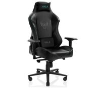 VALK Freya - Chaise Gamer Ergonomique, Chaise Gaming, Accoudoirs 4D, Inclinable, Coussins à mémoire de Forme, Inclinaison verrouillable 25º, Piston Classe 4, Fauiteuil Gamer, Chaise Bureau (Noir)
