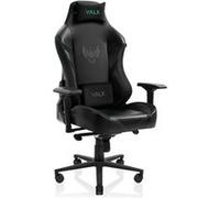 VALK Freya - Chaise Gamer Ergonomique, Chaise Gaming, Accoudoirs 4D, Inclinable, Coussins à mémoire de Forme, Inclinaison verrouillable 25º, Piston Classe 4, Fauiteuil Gamer, Chaise Bureau (Noir)
