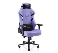 FREYA - Chaise Gaming Tissu Respirant, Ergonomique, Accoudoirs 4D, Inclinable, Piston Classe 4 - Lilas Améthyste