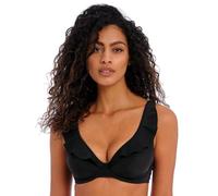 Freya Haut de Bikini Standard Jewel Cove à Armatures pour Femme, Noir uni, 90 E (Taille Fabricant:34DD)