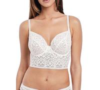 Freya Lingerie Soutien-Gorge Bustier Dentelle à Armature Soirée Lace Blanc