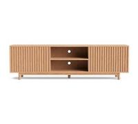 Lisa Design - Freya - Meuble TV 180 cm - 2 Portes et 2 niches, Bois
