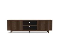 Freya - meuble tv 180 cm - 2 portes et 2 niches - Marron Marron