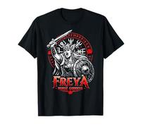 Freya Norse Déesse Viking Mythologie Guerrier T-Shirt