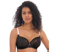 Freya Women's Offbeat Underwire Plunge Bra, Black, 38G
