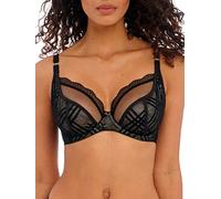 Freya Soutien-Gorge à Armatures fatales Plongeant, Transparent, Schwarz, 75G Femme