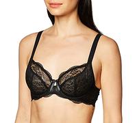 Freya Soutien-Gorge Plongeant à Armatures Fancies, Opaque, Noir, 32DD Femme