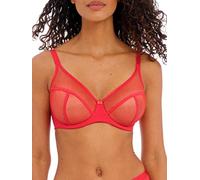 Freya - Soutien-Gorge Transparent avec Armatures Snapshot Chilli Red - 85F