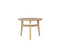 Freya Table d’Appoint Chêne Massif Huilé Ø 60 x H 45 cm