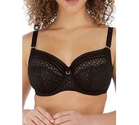 Freya Viva Soutien-Gorge à Armatures Couverture Totale, Opaque, Dentelle Noire, 100G Femme