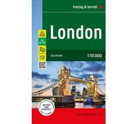 Collectif – Londres City Pocket – 1/10000 Éd. trilingue allemand-anglais-français – Atlas / carte