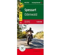 Freytag & Berndt Spessart, motorcycle map 1:200,000, freytag & berndt (Map)