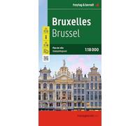 freytag & berndt Stadtplan Bruxelles / Brüssel 1:18.000: Gesamtplan inkl. Innenstadtplan