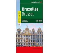 freytag & berndt Stadtplan Bruxelles / Brüssel 1:18.000: Gesamtplan inkl. Innenstadtplan