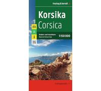 freytag & berndt Straßenkarte Korsika 1:150.000: Straßen- und Freizeitkarte, mit Top Tips