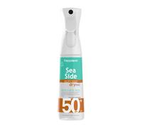 FREZYDERM Sea Side Brume Solaire Sèche Intégrale SPF 50 Spray Visage et Corps Adultes, Enfants - Spray Crème Barrière Résistant à l'Eau Absorption Rapide - Exposition Quotidienne au Soleil - 300ml