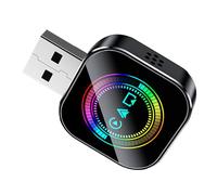Frfik Adaptateur miroir de téléphone portable pour convertisseur Plug | Miroir sans fil sur l'écran de voiture pour les longs trajets en ville, autoroute, navigation, diffusion de musique, appels