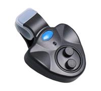 Frfik Alarme de Touche de pêche - Indicateur de Touche électronique pour Canne à pêche - Portable - Clip sur - Anneau de Cloche - Étanche - Accessoire de pêche ABS - 6 x 3 x 2 cm - 50 g - pour