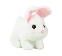 Frfik Animaux de Compagnie Électroniques pour | Une Peluche de Lapin Qui Marche avec des Sons | Mignon en Peluche | pour Garçons, Filles, Anniversaire, Pâques et Noël