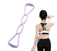 Frfik Bandes De Résistance Élastiques pour Bras | Élastique en Forme de 8 en Silicone Haute Résistance,Bandes d'exercice pour Le Dos - pour Hommes Femmes Épaules Dos Poitrine Pilates Yoga Fitness