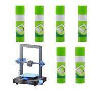 Frfik Bâton De Colle Pour Imprimante 3D | Lot De 6 Accessoires Pour Activités Créatives | Colle Solide pour Impression 3D,destiné aux Passionnés Atelier Fabricants Amateurs DIY Designers Verre PEI