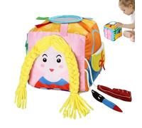 Frfik Busy Box Jouet Éducatif - Activités d'Apprentissage Maternelle - Apprentissage des Compétences de Base par le Jeu - Pour Développement Éducation Jeu Garçons Filles Jardin D'Garderie