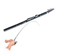 Frfik Canne à pêche, canne à pêche Surf Truite, voyage compact, bâton d'eau salée ultra léger