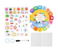 Frfik Cartes Flash Pour Tout-Petits | Fiches de Développement Sensoriel | Carte De Correspondance Des Formes | Pour Les Écoles Itinérantes, La Maternelle, L'École À La Maison, Le Jardin D', Le