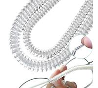 Frfik Coussin d'oreille pour Lunettes | Attaches pour Lunettes derrière Les Oreilles - Retenue Anti-Chute en Silicone Anti-Dérapant Transparent pour Étudiants Femmes Hommes Au Travail À L'école