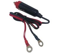 Frfik Fiche Mâle 12V,Câble d'Adaptateur d'alimentation Auto 12V/24V avec Connecteur | Fiche Mâle Fusible Stabilisée en Bakélite pour Remplacement Auto Amateurs & Débutants