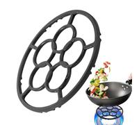 Frfik Grille de Brûleur,Support En Fonte Pour Anneau De Brûleur | Support Anti-dérapant Grille de Cuisson Équipement Camping pour Casseroles et Poêles