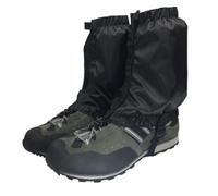Frfik Guêtres de randonnée pour bottes - Jambières imperméables noires pour les jambes | Housse pour jambes d'alpinisme | pour hiver, ski, randonnée, alpinisme, escalade, sentier running, sports